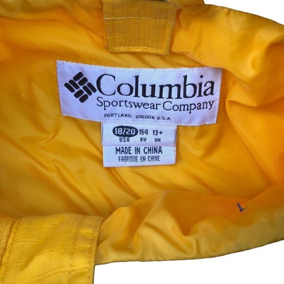 COLUMBIA Jacket Tectonite Yellow/Black Large - Picture 3 of 10